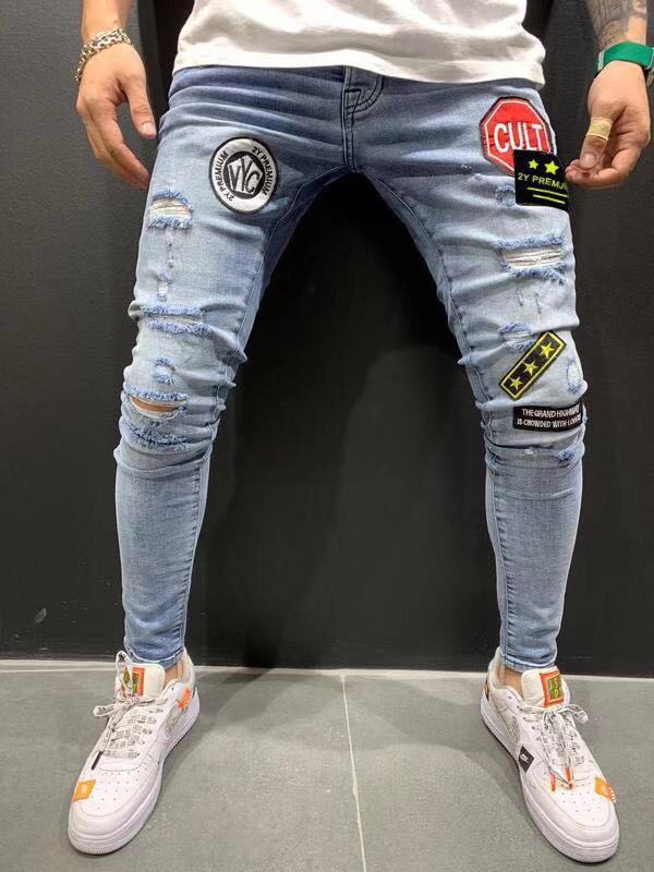 Sukestyle Badge Stretch Slim Jeans