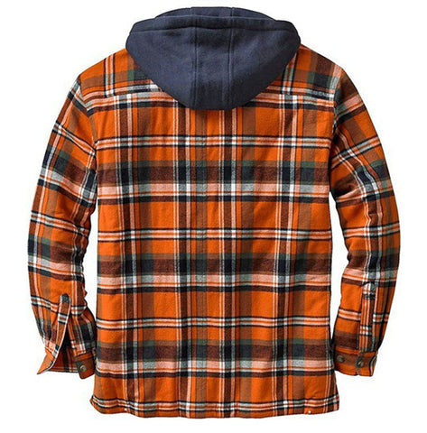 Sukestyle Classic Plaid Cotton-padded Coat