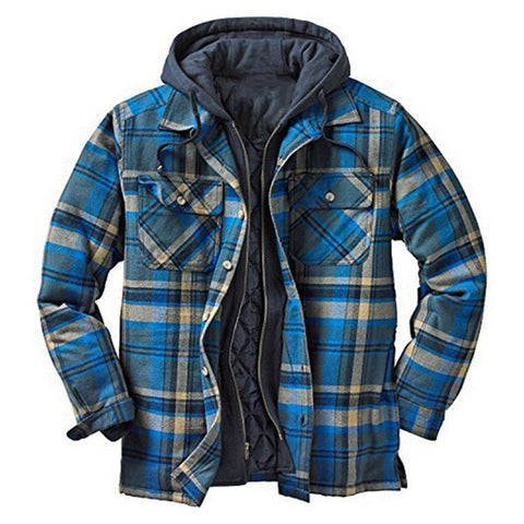 Sukestyle Classic Plaid Cotton-padded Coat