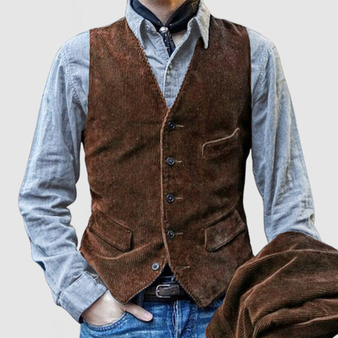 Sukestyle Vintage Vest Casual Jacket