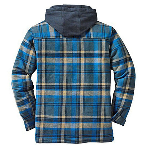 Sukestyle Classic Plaid Cotton-padded Coat